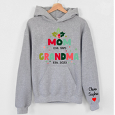 Lofaris Mom Grandma Maple Christmas Customized Gift Hoodie